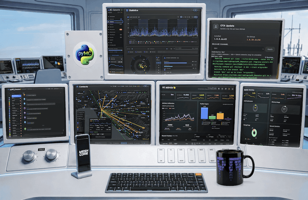 pyMC: Python-Implementierung für Linux-basierte MeshCore-Infrastruktur